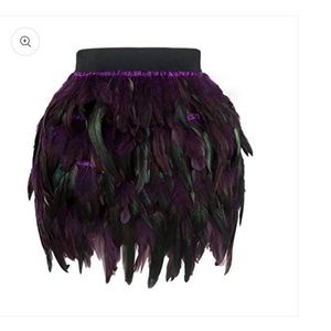 feather mini skirt  Size: S New